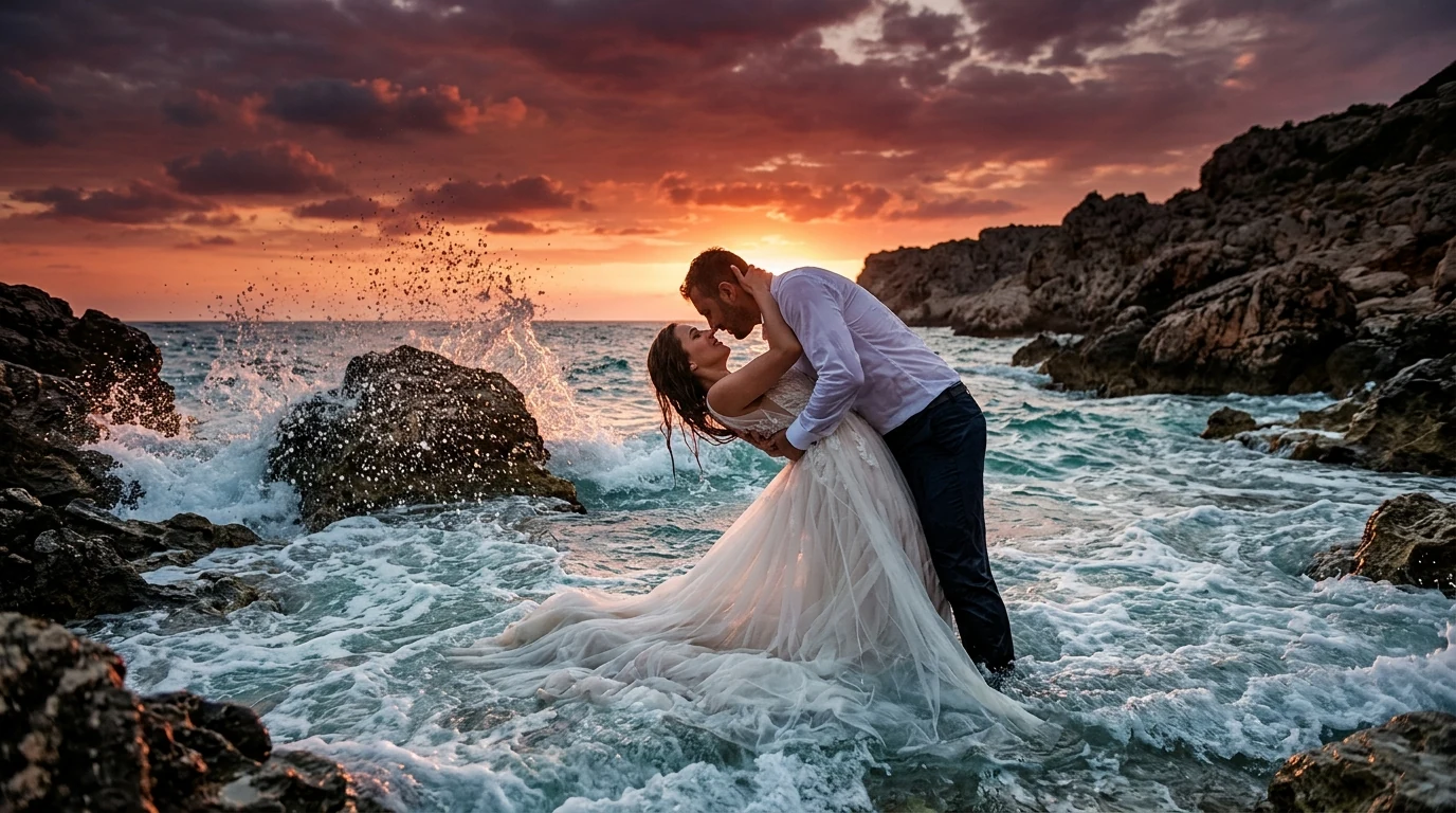 Mersin Trash the Dress Çekimi